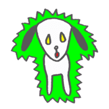 The apathetic dog sticker #6384637