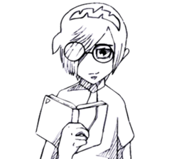 Cartoon Boy anime drawing sticker #6384822