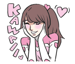 AsB - Kokoro 7 Heart Ranger (Love Pink) sticker #6385042