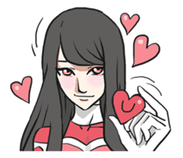 AsB - Kokoro 7 Heart Ranger (Love Pink) sticker #6385044