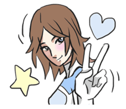 AsB - Kokoro 7 Heart Ranger (Love Pink) sticker #6385050