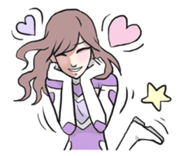 AsB - Kokoro 7 Heart Ranger (Love Pink) sticker #6385053