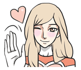 AsB - Kokoro 7 Heart Ranger (Love Pink) sticker #6385056