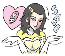 AsB - Kokoro 7 Heart Ranger (Love Pink) sticker #6385061