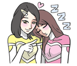 AsB - Kokoro 7 Heart Ranger (Love Pink) sticker #6385063