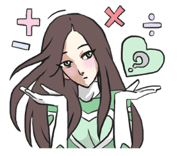 AsB - Kokoro 7 Heart Ranger (Love Pink) sticker #6385065