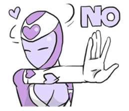 AsB - Kokoro 7 Heart Ranger (Love Pink) sticker #6385073