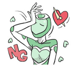 AsB - Kokoro 7 Heart Ranger (Love Pink) sticker #6385075