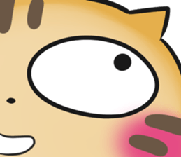 Quirky dog and cat sticker #6385327