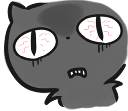 Quirky dog and cat sticker #6385337