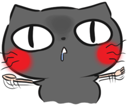 Quirky dog and cat sticker #6385339