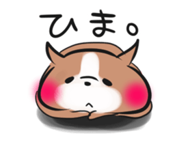 Quirky dog and cat sticker #6385343