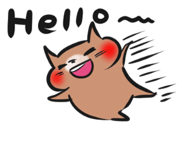 Quirky dog and cat sticker #6385349