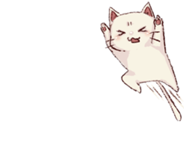 frown cat sticker #6386154