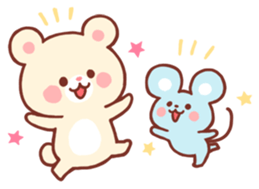 colorful petit animal sticker #6386840