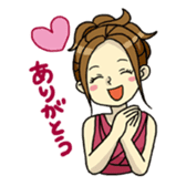 Night girl sticker sticker #6387080