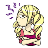 Night girl sticker sticker #6387081