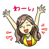 Night girl sticker sticker #6387082