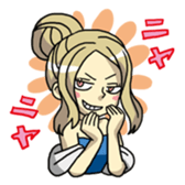 Night girl sticker sticker #6387085