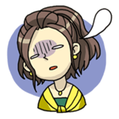 Night girl sticker sticker #6387087