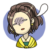 Night girl sticker sticker #6387087