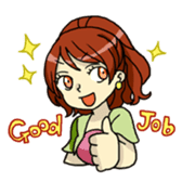 Night girl sticker sticker #6387088