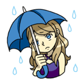 Night girl sticker sticker #6387097