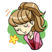 Night girl sticker sticker #6387100