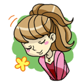 Night girl sticker sticker #6387100