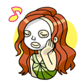 Night girl sticker sticker #6387102