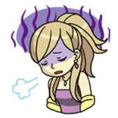 Night girl sticker sticker #6387103