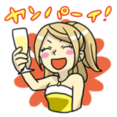 Night girl sticker sticker #6387115