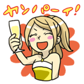 Night girl sticker sticker #6387115