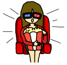 Working Lady sticker #6388841