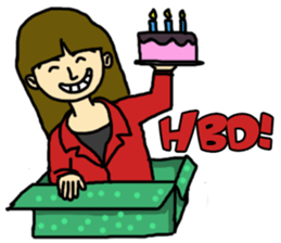 Working Lady sticker #6388843