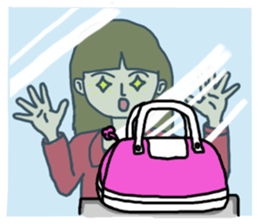 Working Lady sticker #6388845