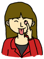 Working Lady sticker #6388849