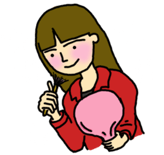 Working Lady sticker #6388851