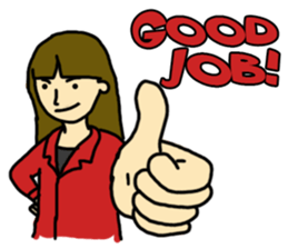 Working Lady sticker #6388854