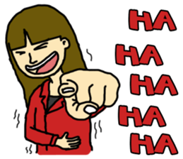 Working Lady sticker #6388858