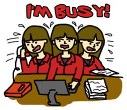 Working Lady sticker #6388863