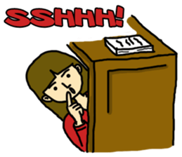 Working Lady sticker #6388868