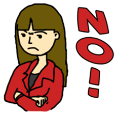 Working Lady sticker #6388869