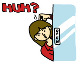 Working Lady sticker #6388871