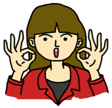 Working Lady sticker #6388872