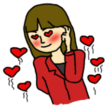 Working Lady sticker #6388875