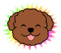 Mogu and Marco of toy poodles(Honorific) sticker #6388900