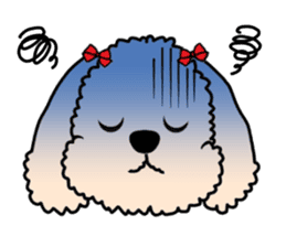 Mogu and Marco of toy poodles(Honorific) sticker #6388901