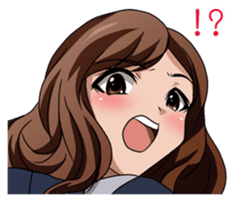 Surprisingly girlfriend sticker #6389413