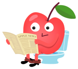 Mr. Apple Jr. sticker #6390982
